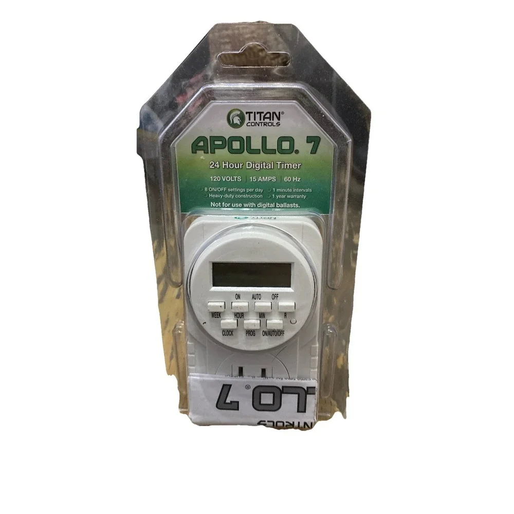 Titan‎ Controls Apollo 7 Digital Timer One Outlet, Model #734112